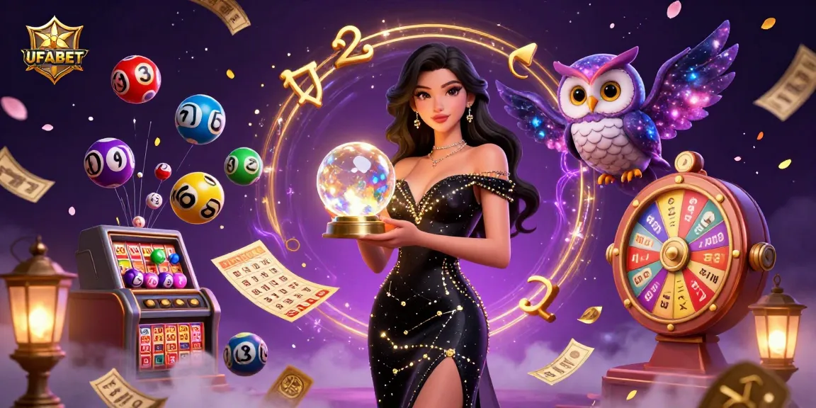 Experience thrilling moments with UFABET at this vibrant casino scene full of lottery excitement and magical elements.