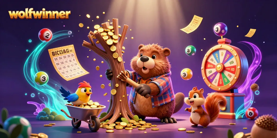 wolfwinner showcases an exciting casino scene with vibrant characters and dynamic elements.