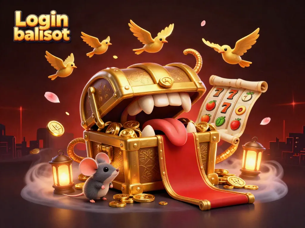 Play exciting slots with rich rewards at Login balislot, featuring vibrant characters and casino elements.