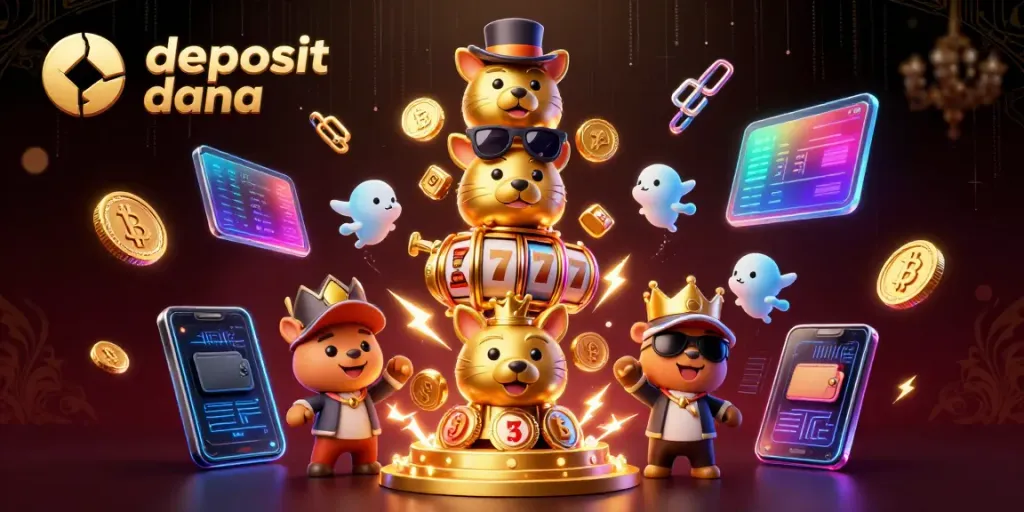 Join the excitement at slot deposit dana with thrilling 3D slot elements and vibrant crypto coins.